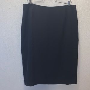 Tanjay vintage satin lined midi pencil skirt